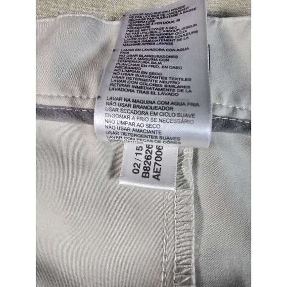 Adidas Performance Golf Pants Men's 38x30 Beige Flat Front Chino AE7006 Khaki - Picture 11 of 14